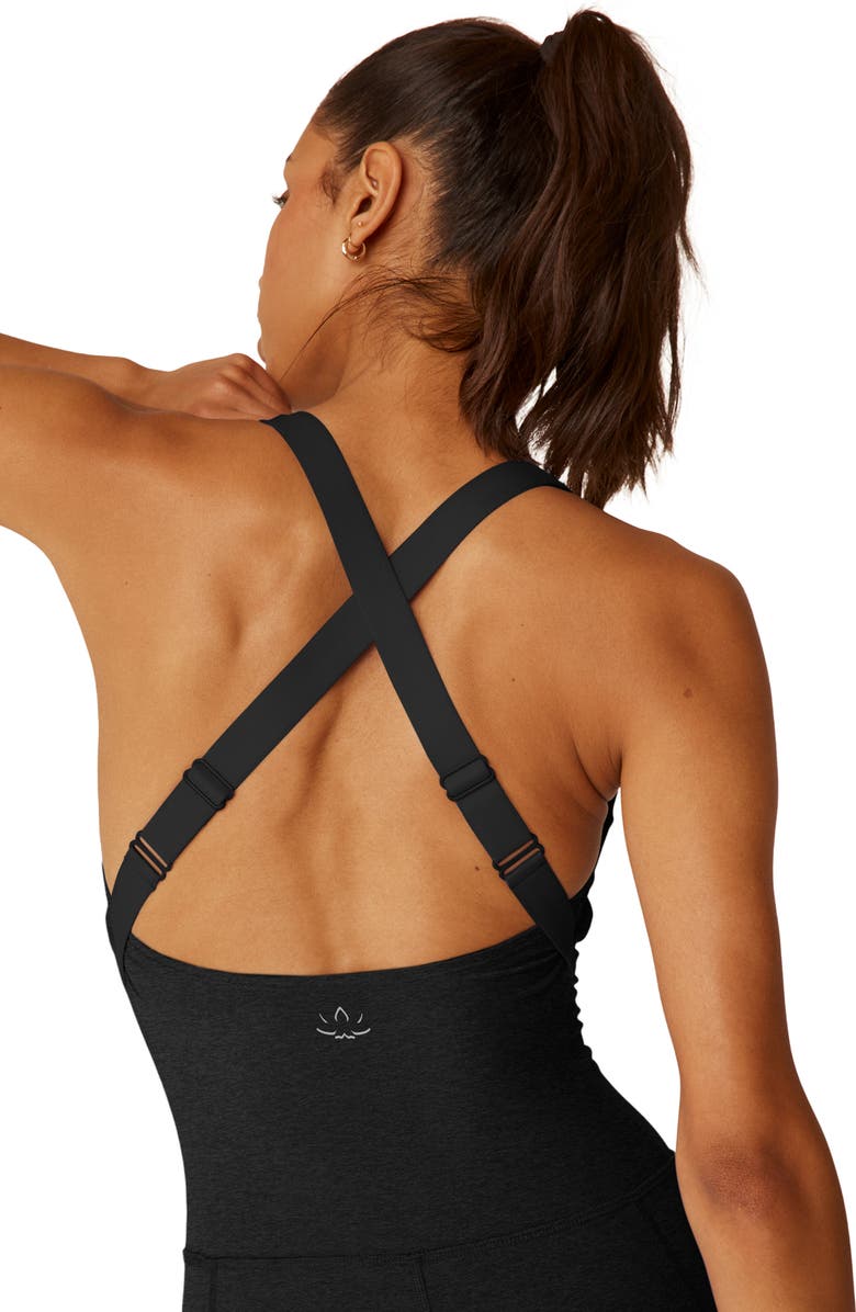 Beyond Yoga Space Dye Bike Romper, Alternate, color,