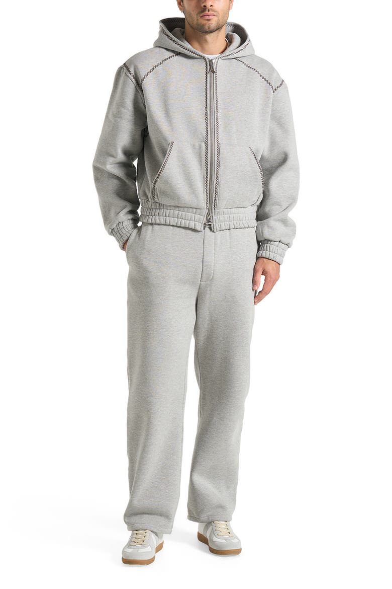 Marcel Whipstitch Regular Jogger, Alternate, color, Light Grey