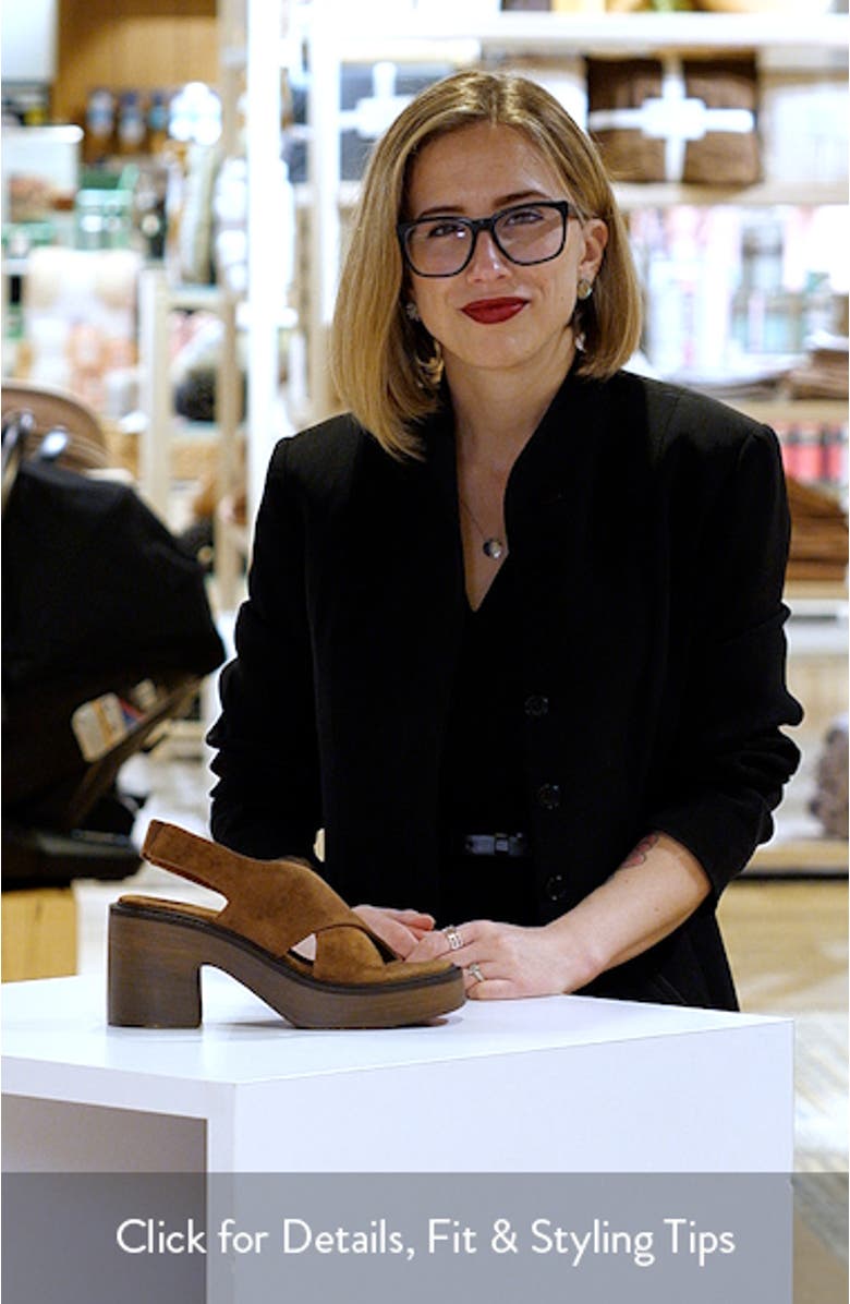 Cora Slingback Platform Sandal, sales video thumbnail