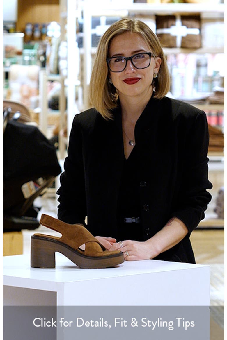 Cora Slingback Platform Sandal video
