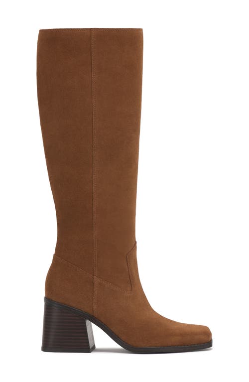 Vince Camuto Sangeti 1 Block Heel Boot In Brown