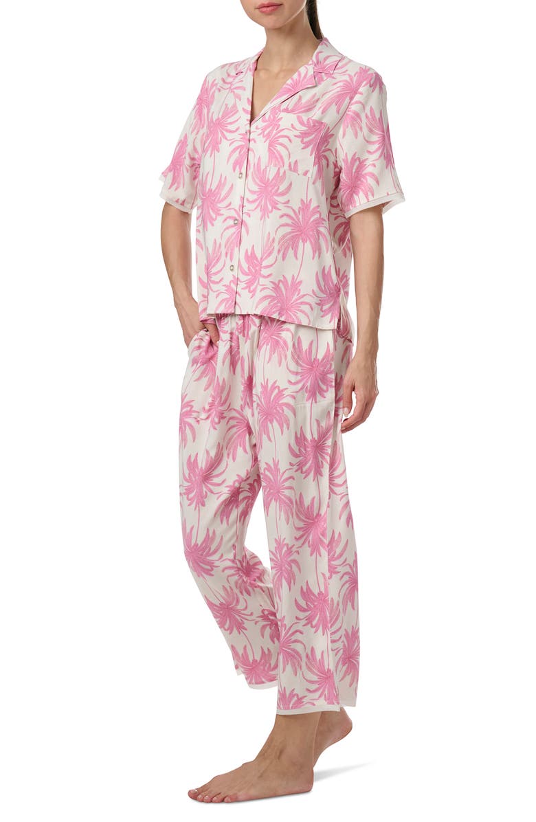 Splendid Notch Collar Pajamas, Alternate, color, Ritz Palm