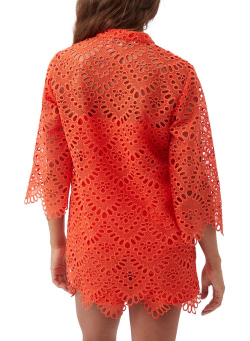 Trina Turk Martigues Lace Tunic Top
