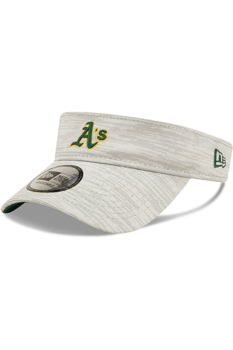 Men's New Era Gray Oakland Athletics Distinct Visor, Main, color, Gray