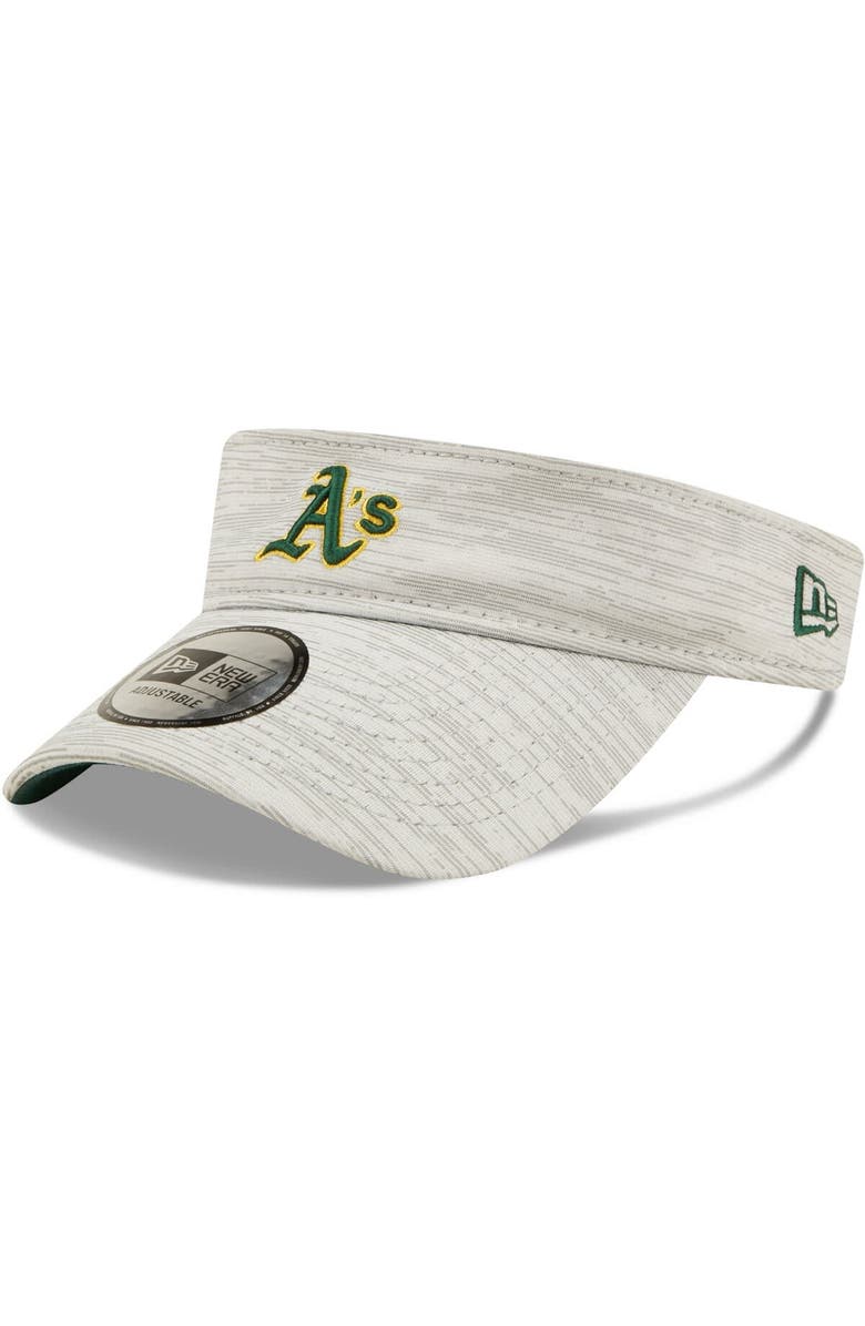 New Era Men's New Era Gray Oakland Athletics Distinct Visor, Main, color, Gray