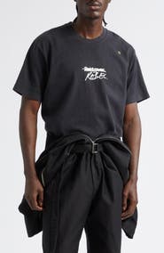 SONG FOR THE MUTE x Birkenstock The Rebel Distressed Graphic T-Shirt