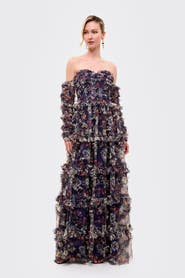 BEAUUT Floral Ruffle Dress