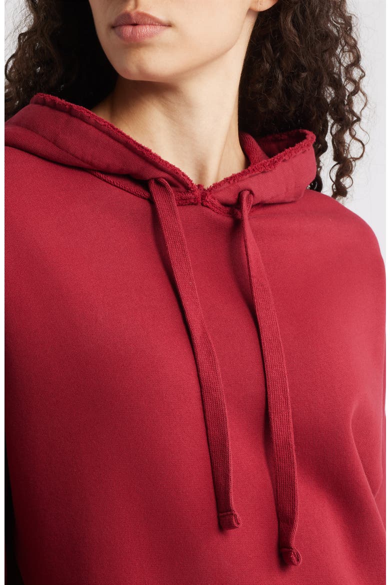 Mini James Hoodie Dress, Alternate, color, GARNET