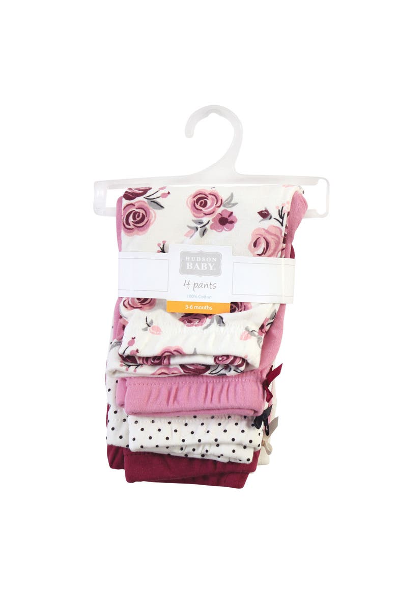 Four-Piece Collection of Versatile Pants Bottoms, Alternate, color, Rose