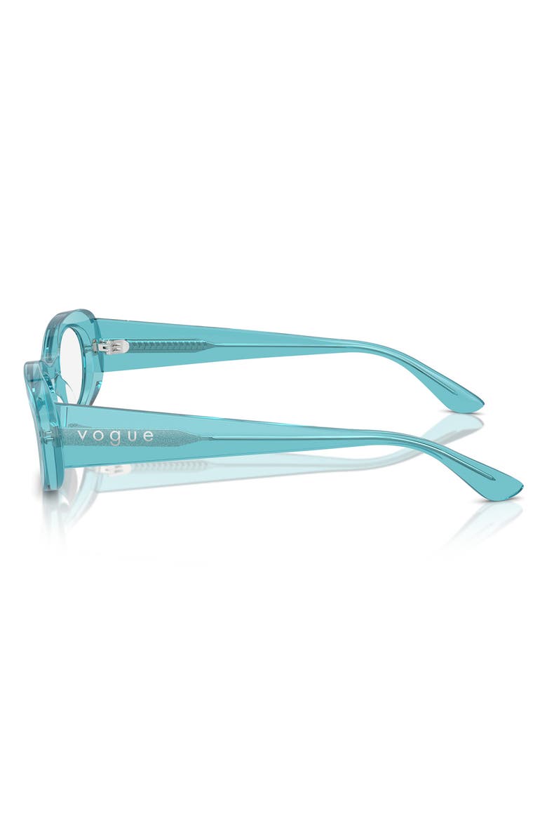 VOGUE 53mm Oval Optical Glasses, Alternate, color,