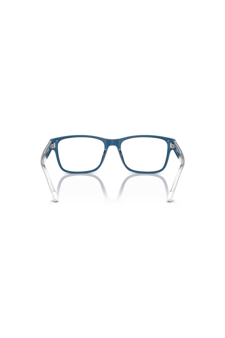 55mm Rectangle optical glasses, Alternate, color, Blue