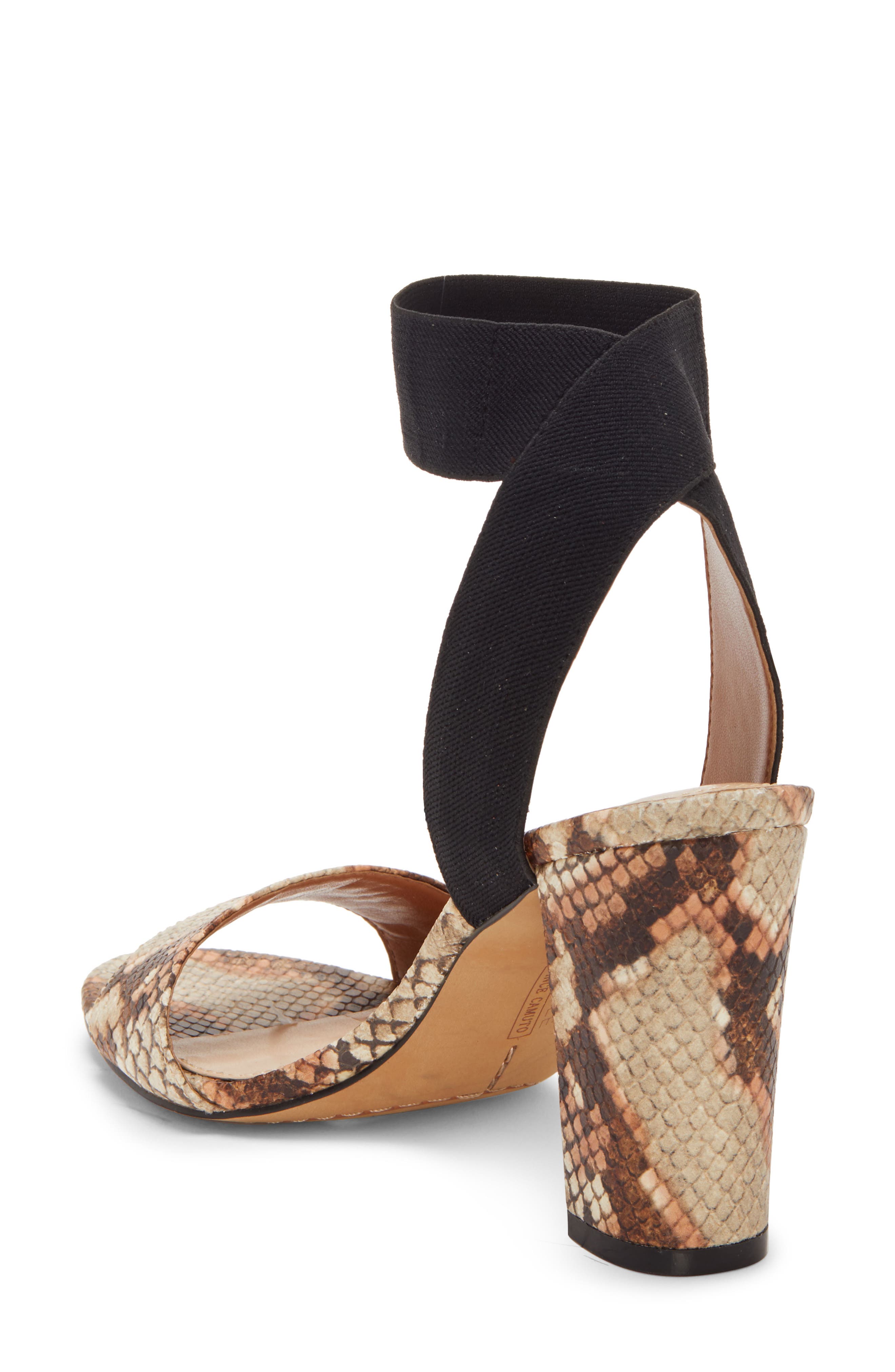 Citriana Sandal, Alternate, color, SIENNA SNAKE EMBOSSED LEATHER