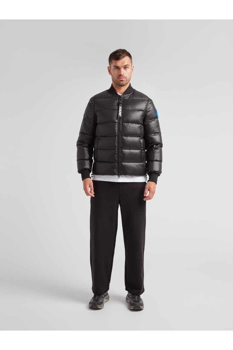 Vortex Long Sleeve Bomber Jacket, Main, color, BLACK