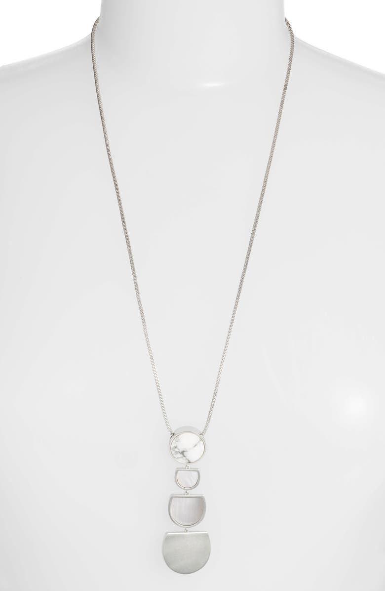 Kendra Scott Long Pendant Slider Necklace, Main, color,