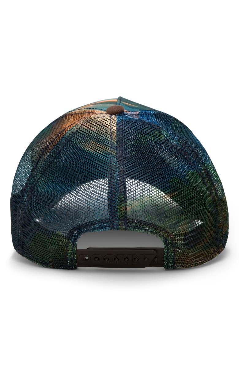 Goorin Bros. Eagle in the Element Patch Trucker Hat, Alternate, color, Ground