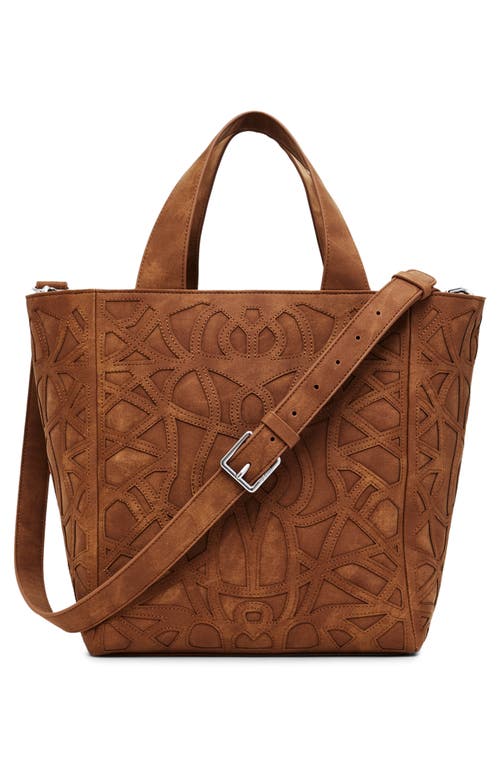 Desigual Multi-handle Cell Bag In Chocolate