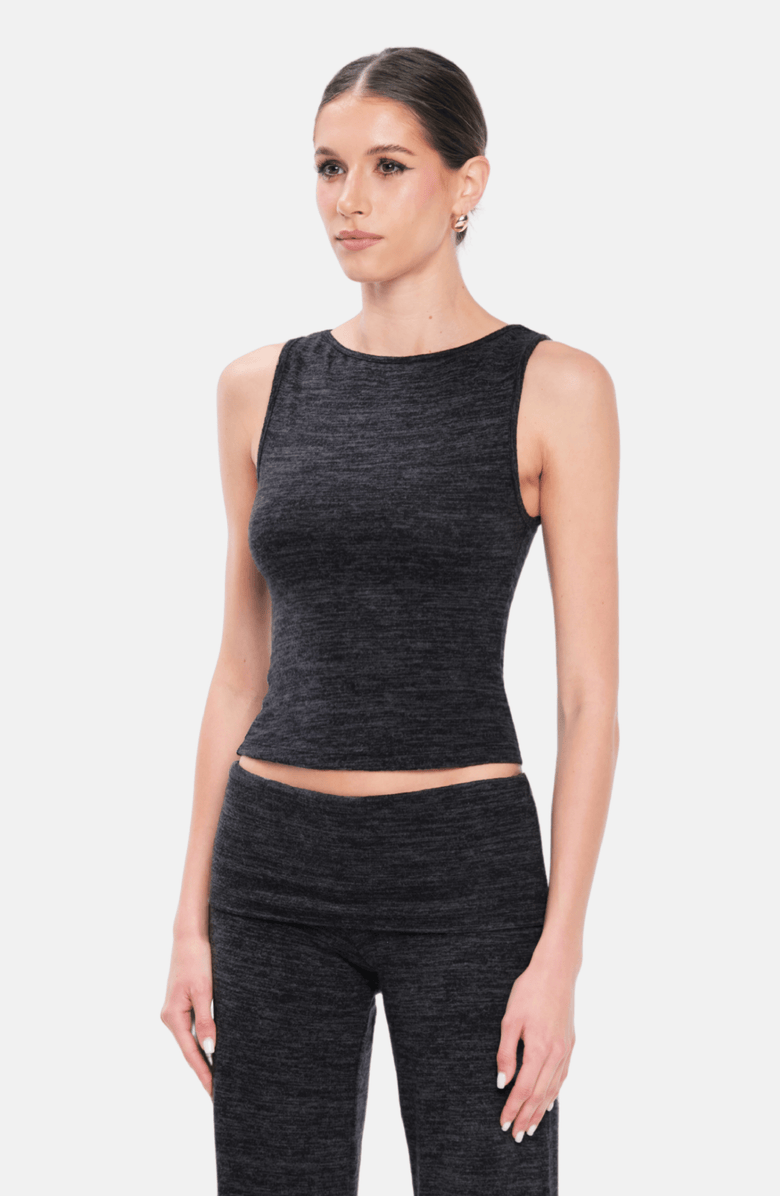 OW Collection NITA Knit Tank Top, Alternate, color, Dark Grey