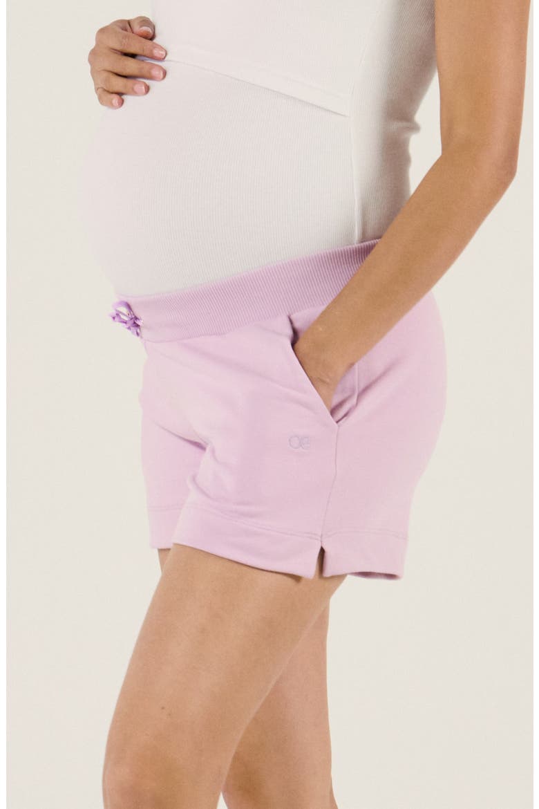 Maternity Shorts Coconut, Alternate, color, Lilac