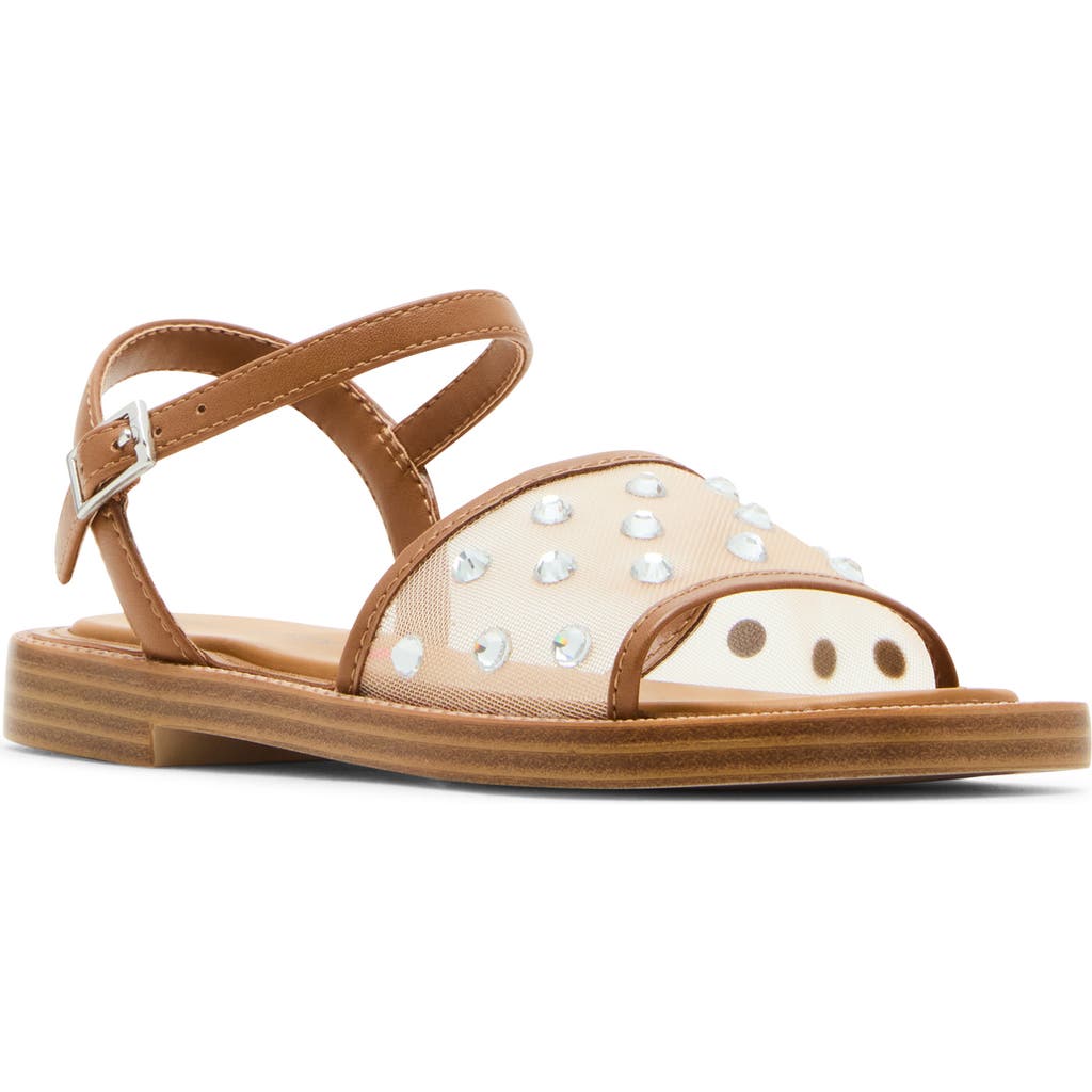 Steve Madden Kids' Ziggie Ankle Strap Flat Sandal