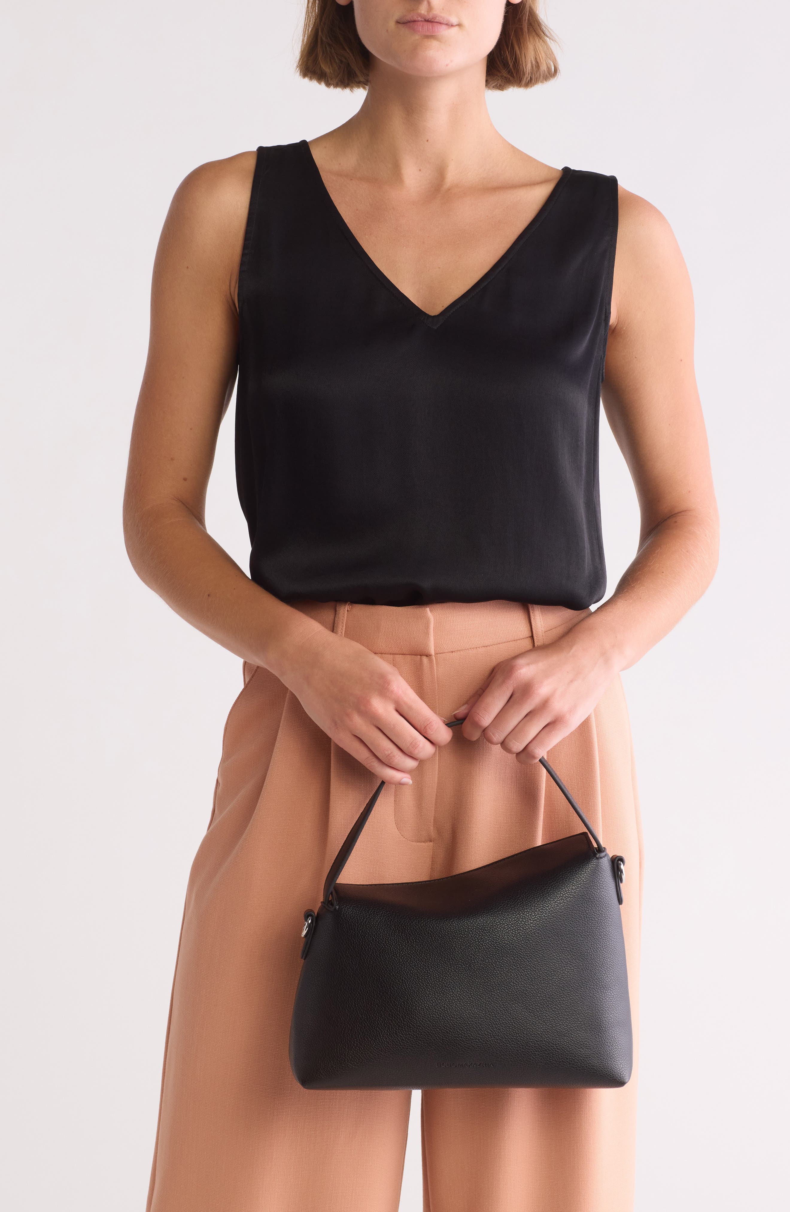 BCBG Slouchy Asymmetric Shoulder Bag, Alternate, color, 