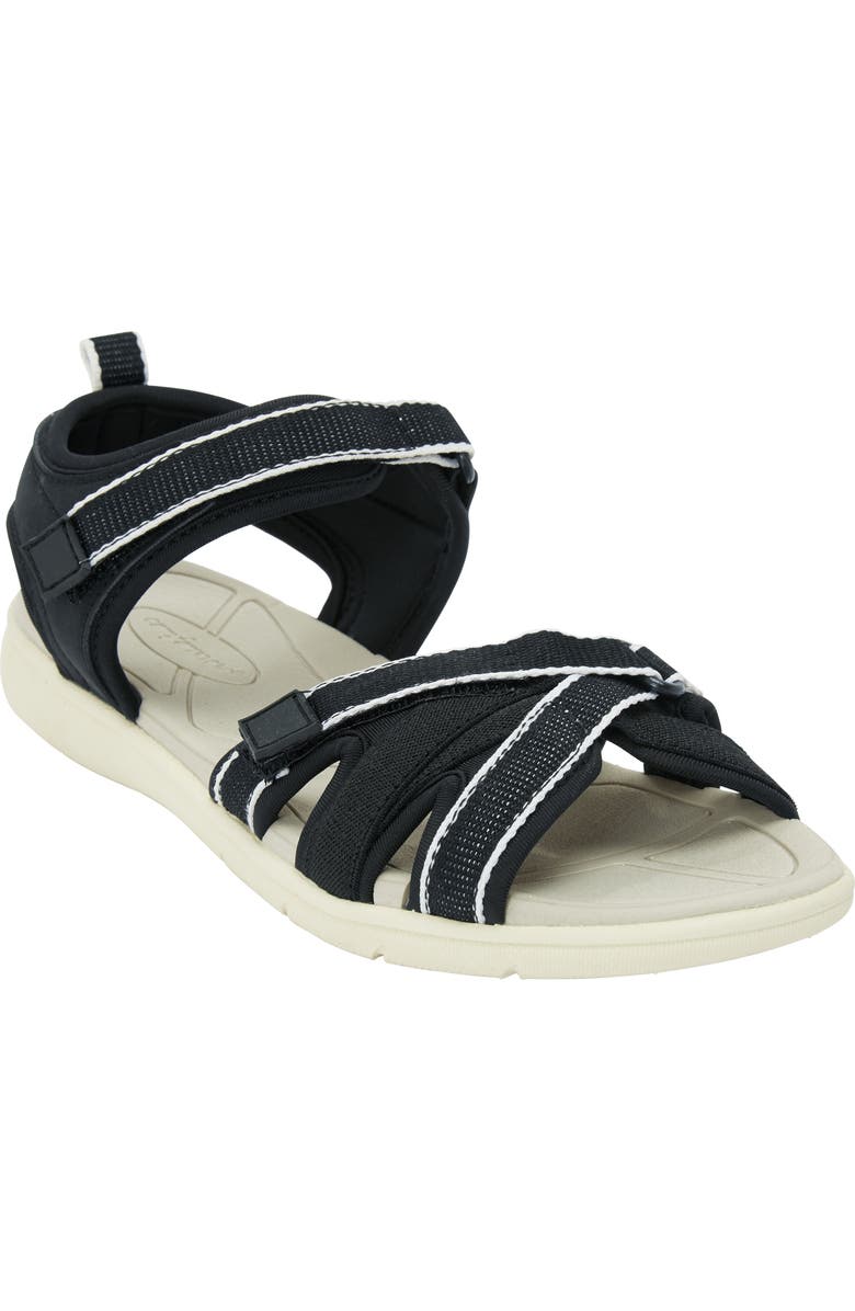 Comfortview The Annora Water Friendly Sandal, Main, color, Black