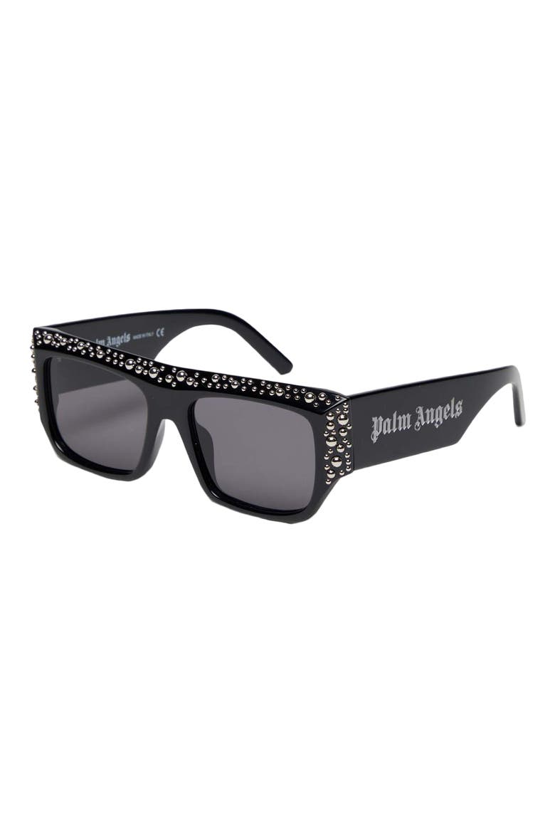 Casablanca 54mm Square Sunglasses, Alternate, color, BLACK