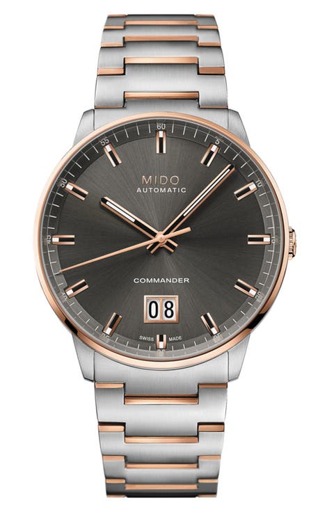 Commander Big Date Automatic Bracelet Watch, 42mm