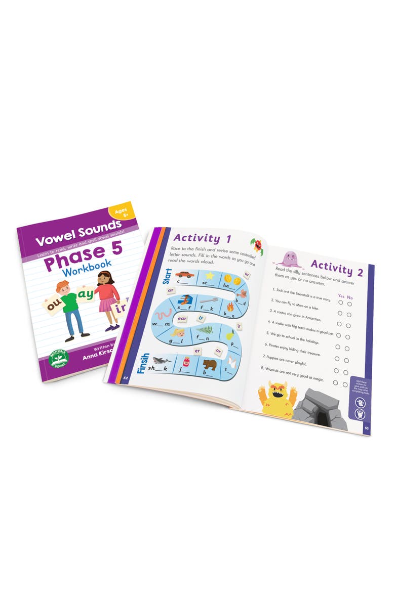 Junior Learning Phase 5 Vowel Sounds Workbook, Multi, Alternate, color, 
