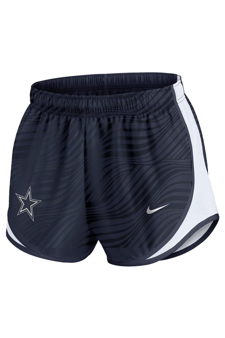 Women's Nike Navy Dallas Cowboys Tempo Performance Shorts, Alternate, color, Navy