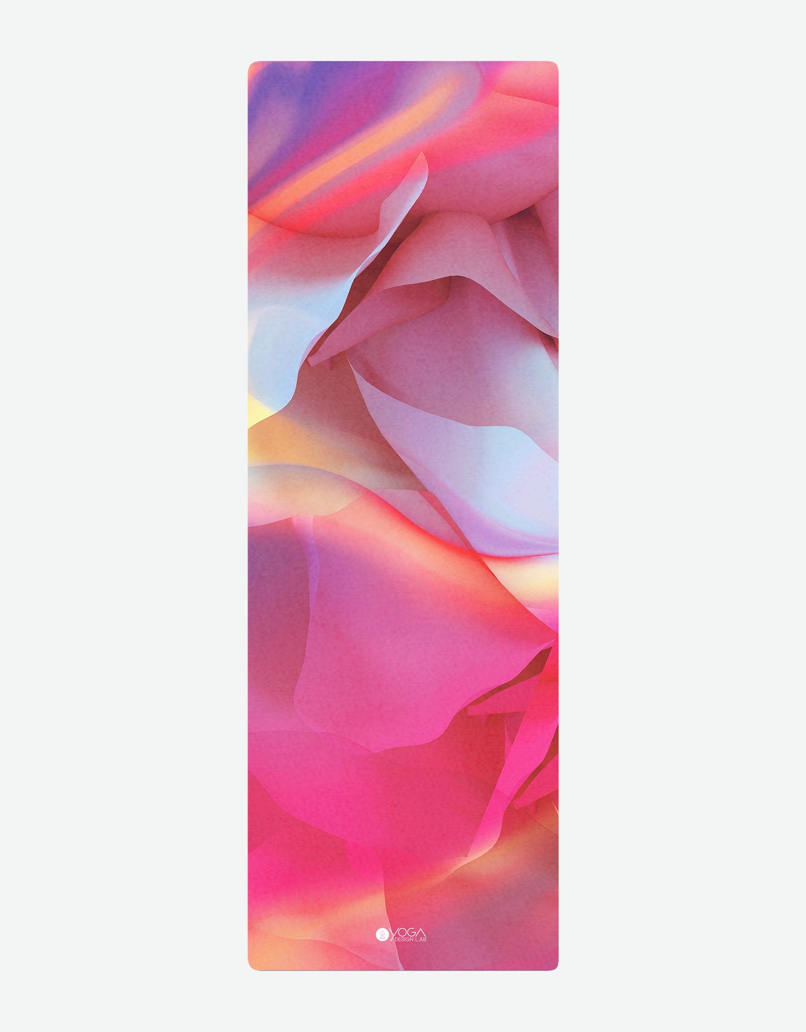 Yoga Design Lab Combo Travel Yoga Mat - 2-in-1 in Rose 