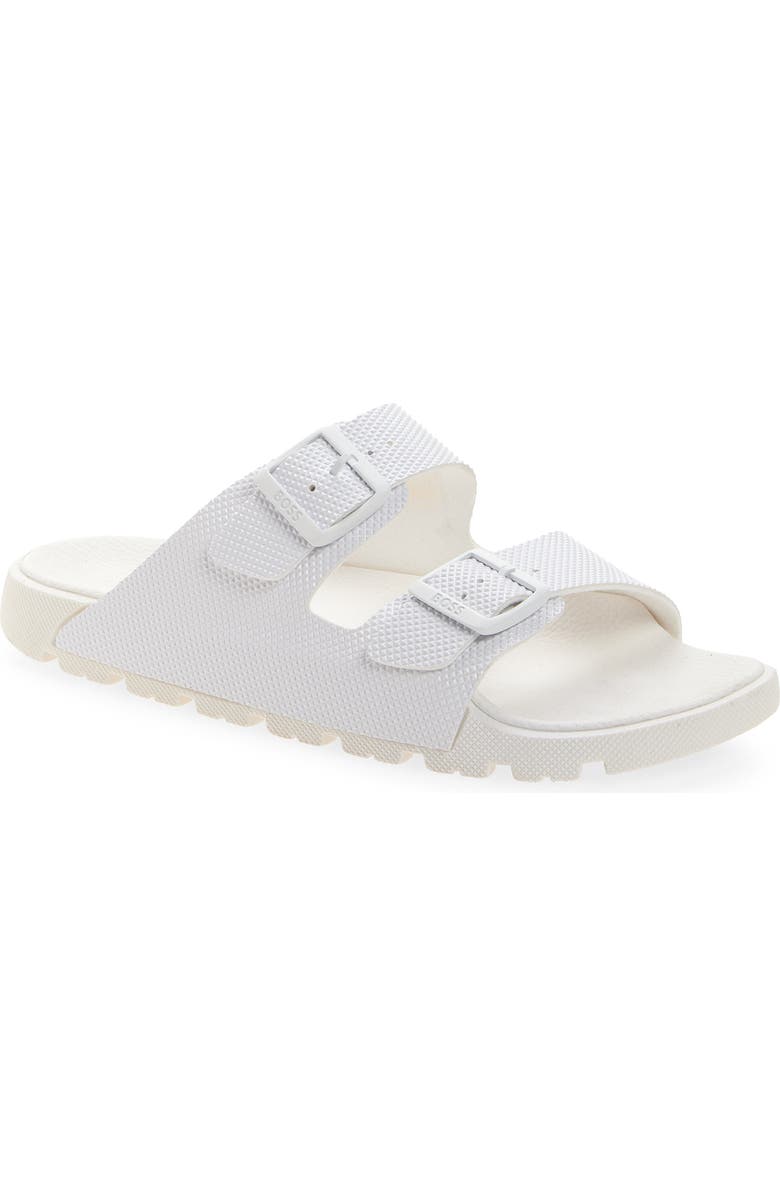 BOSS Surfley Sandal, Main, color, White