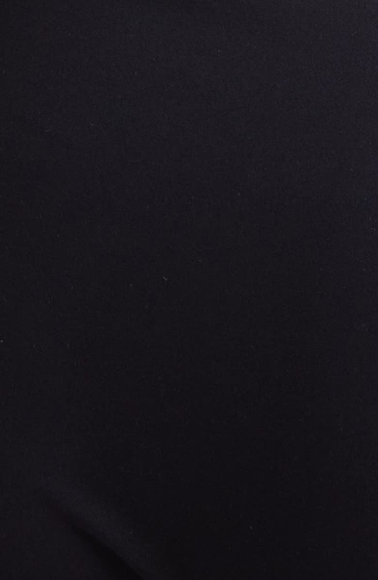 TOTEME Stripe Edge Bikini Bottoms, Alternate, color, Black