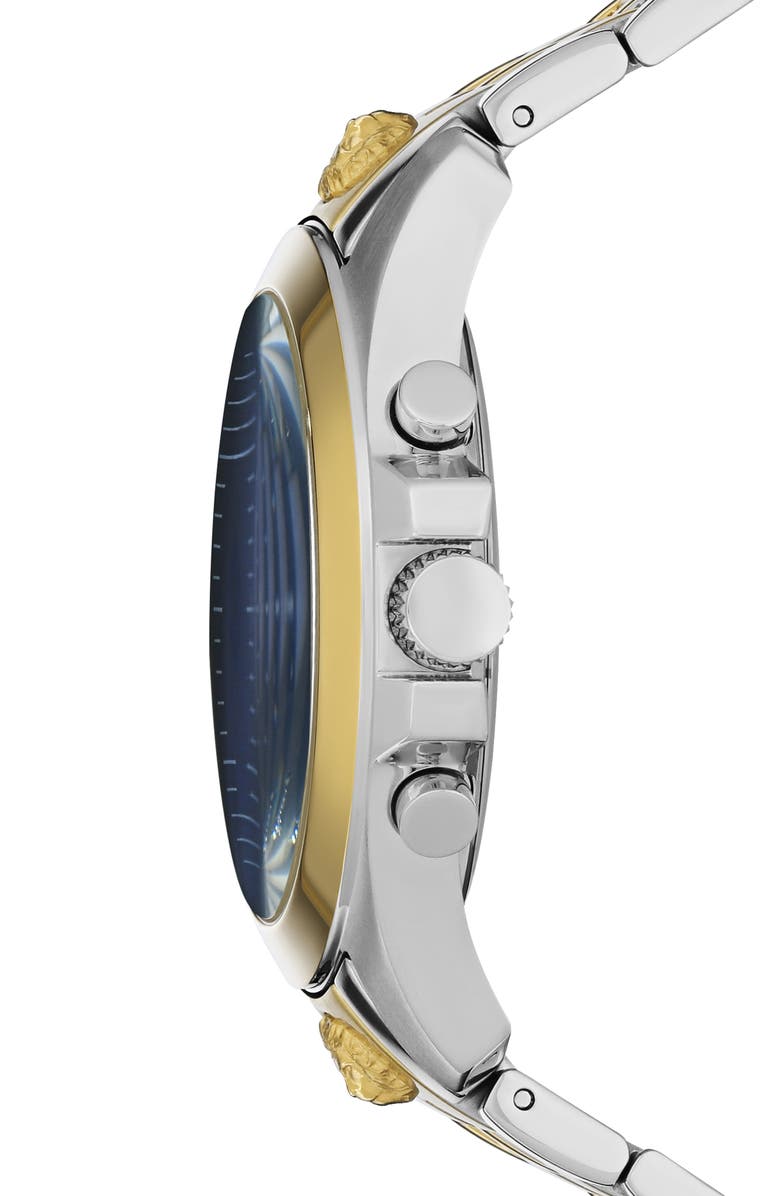 VERSUS Versace Chrono Lion Chronograph Bracelet Watch, 44mm, Alternate, color,