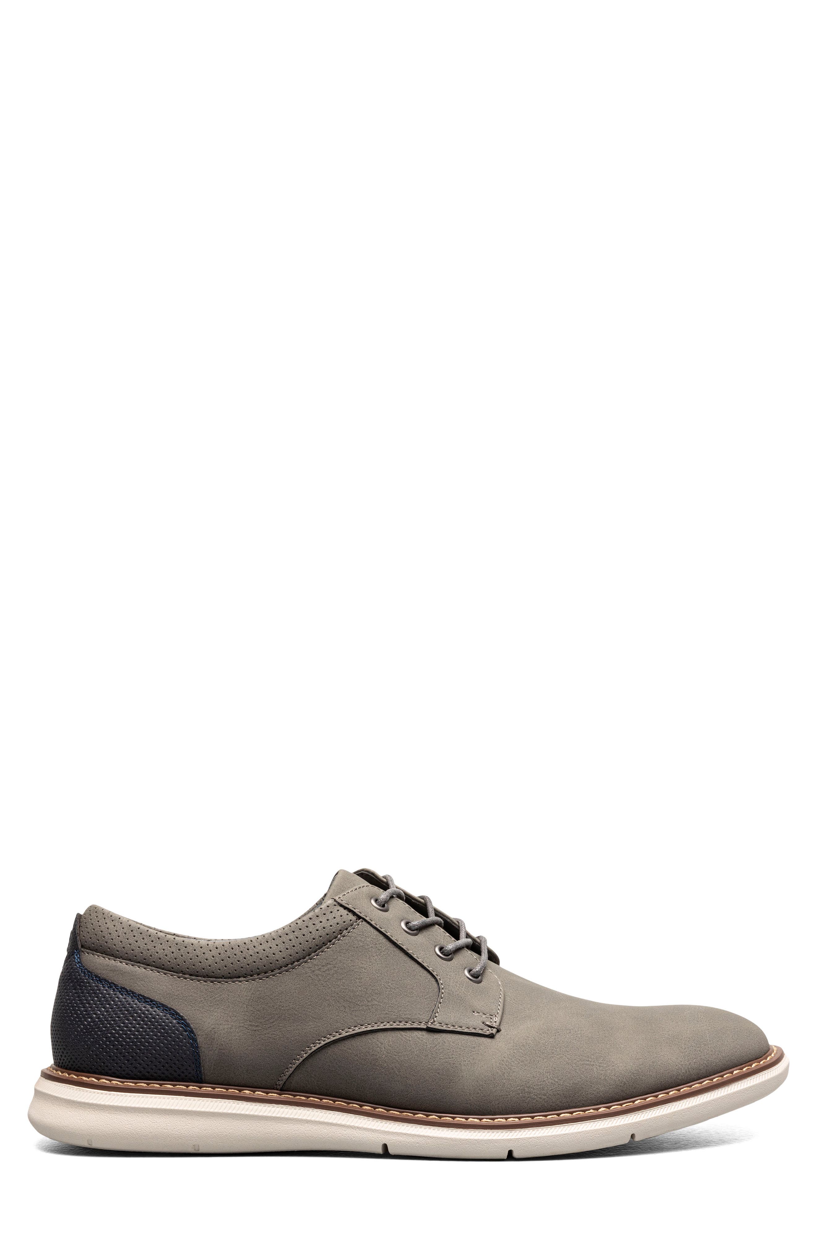 NUNN BUSH Chase Plain Toe Derby, Alternate, color, Gray