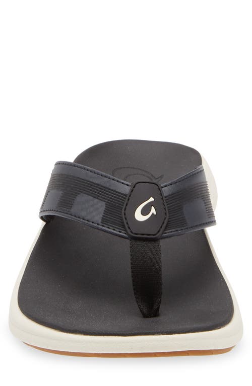 Olukai Malana Flip Flop In Black