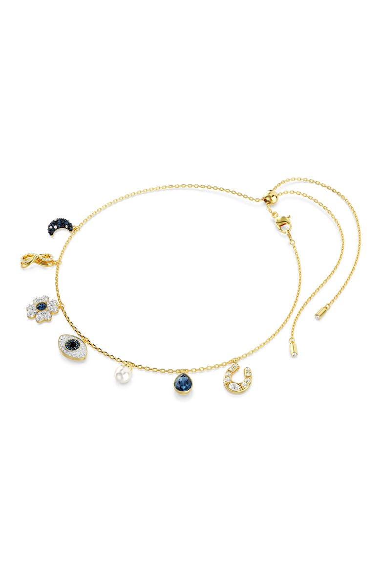 Symbolica Charm Necklace, Alternate, color, BLUE MULTI