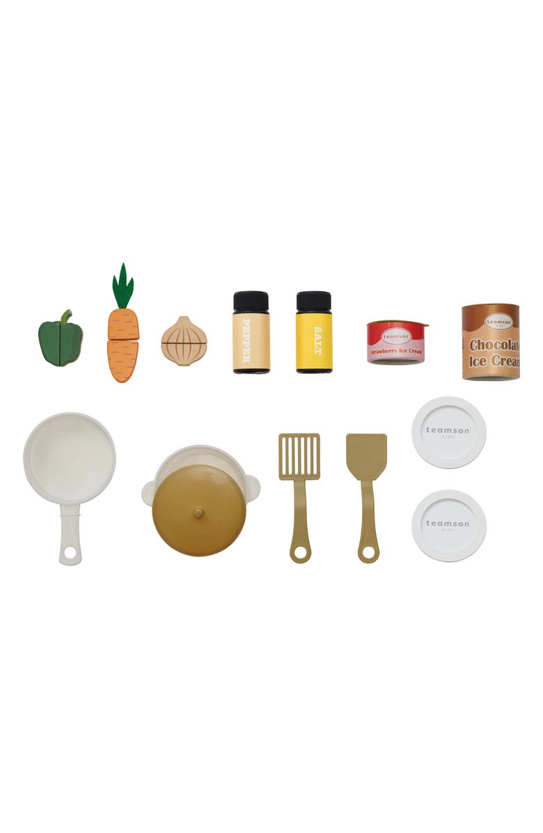 Teamson Kids Little Chef Normandie Play Kitchen & Accessories, Alternate, color, Green