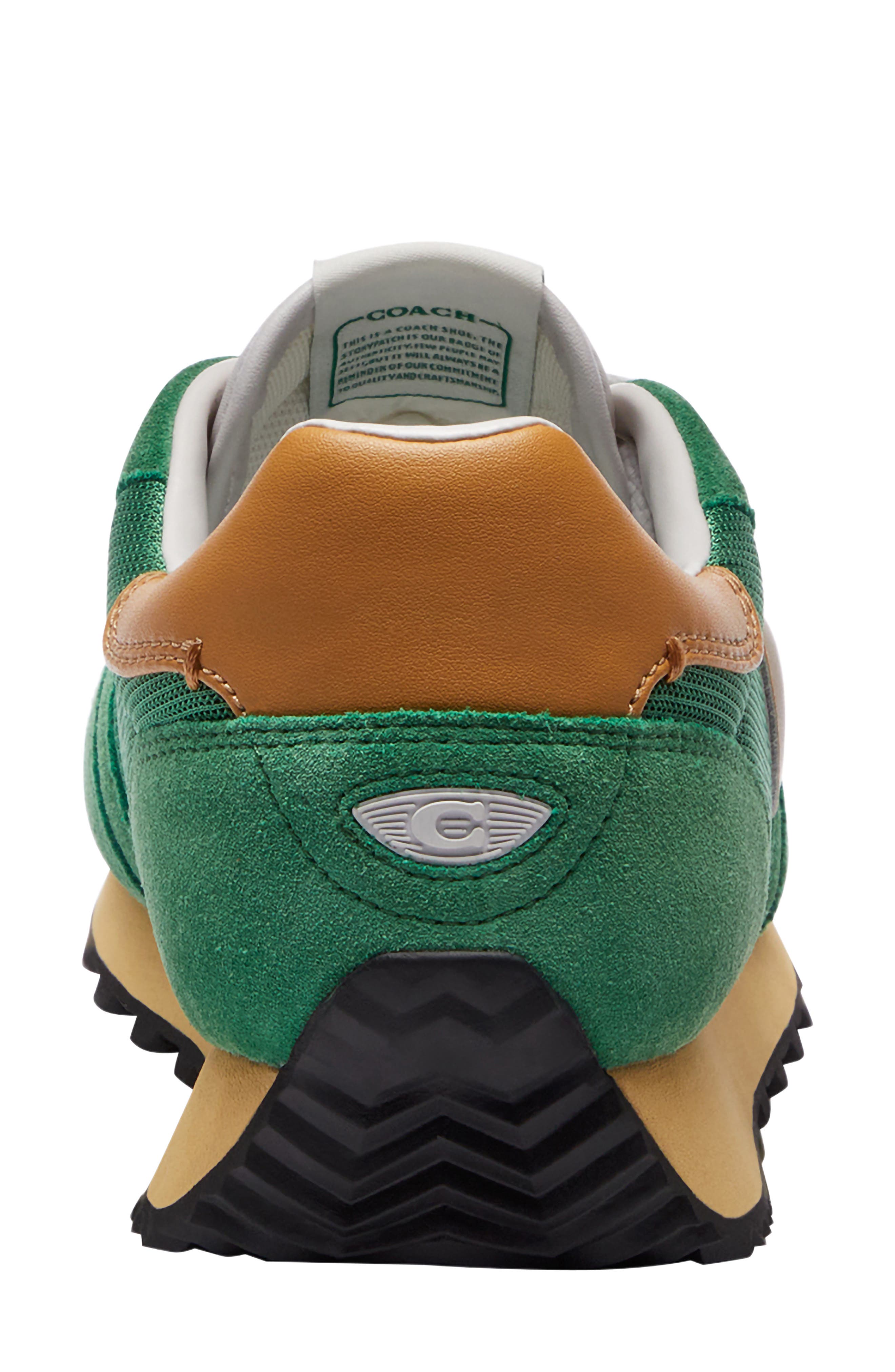 Retro Runner Sneaker, Alternate, color, SPORT GREEN