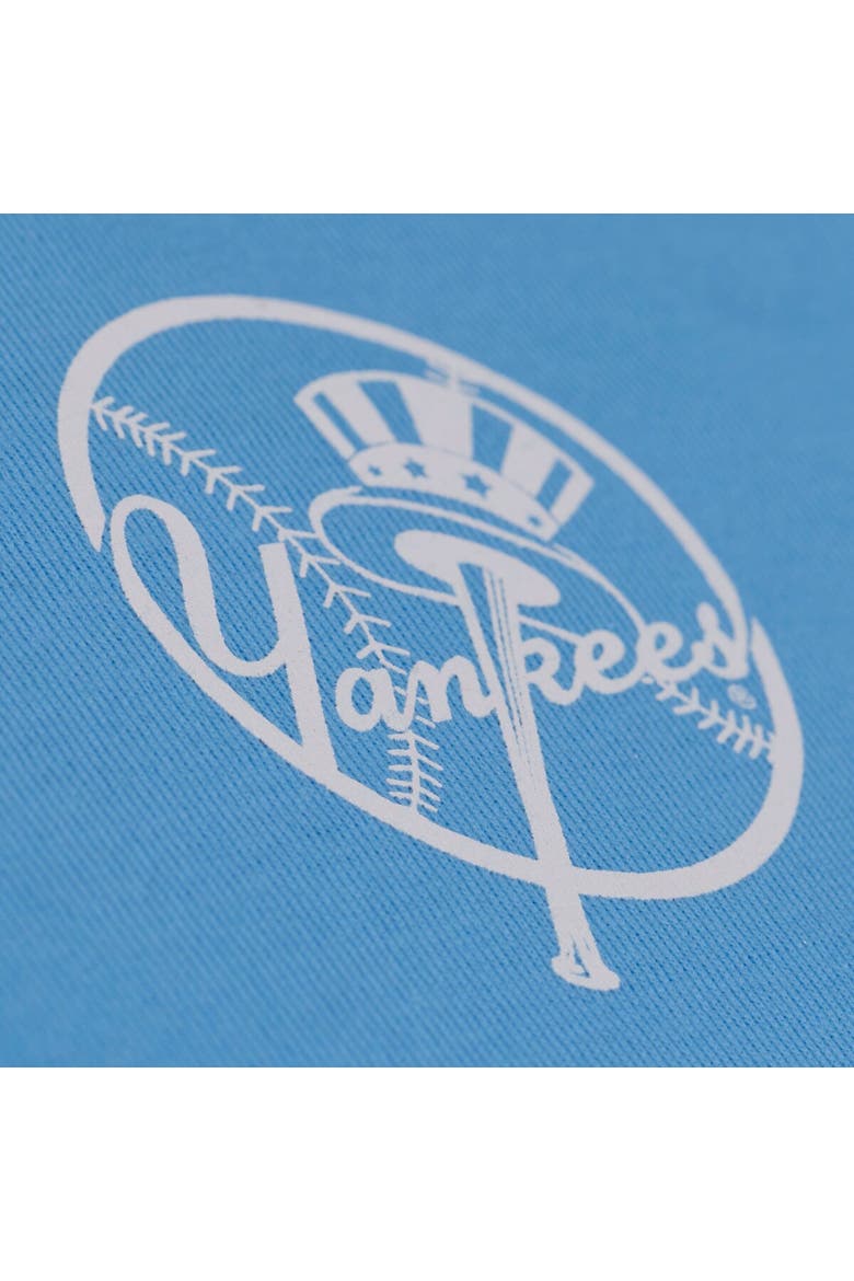 Men's Mitchell & Ness Light Blue New York Yankees Insignia Premium T-Shirt, Alternate, color, Light Blue