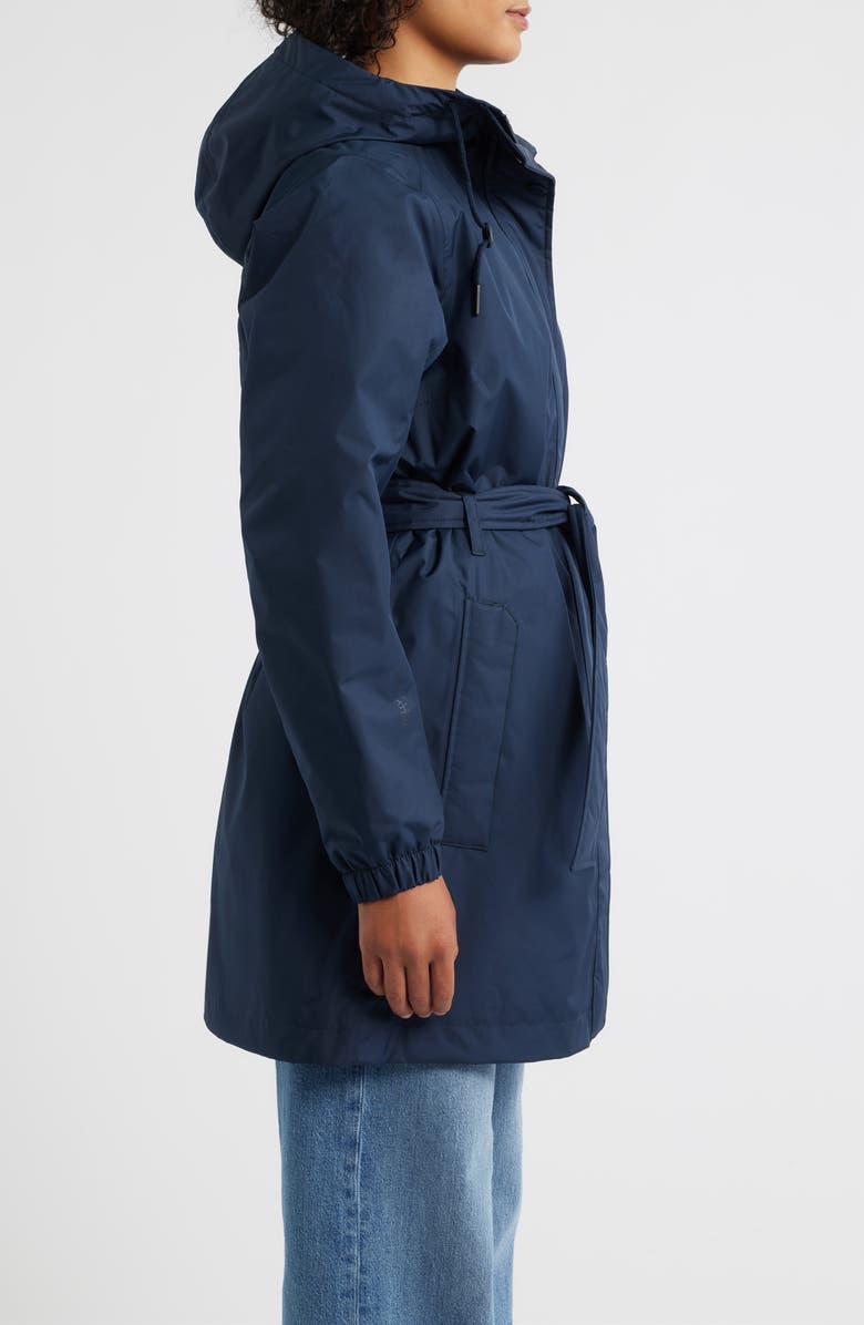 Helly Hansen Classic Insulated Trench Coat, Alternate, color, Navy