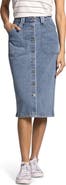 Thread & Supply Shania Button Front Denim Skirt