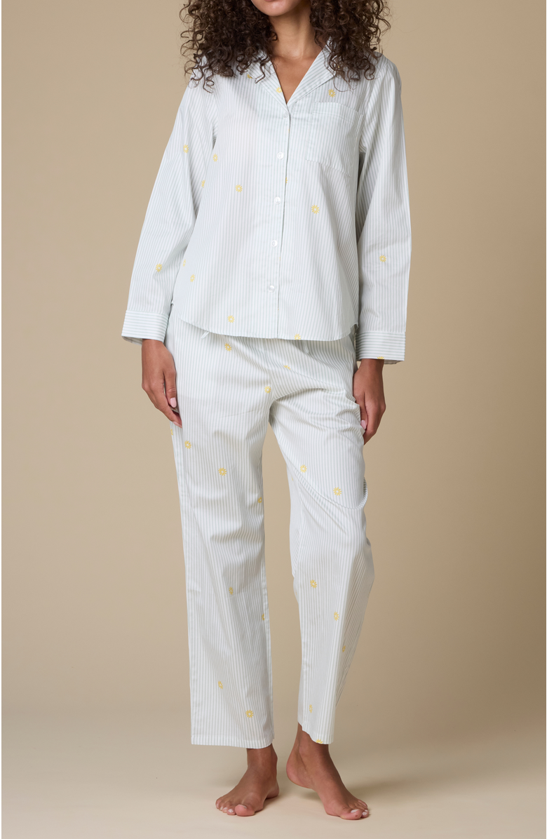 noon Cotton Long Pajama Set, Main, color,