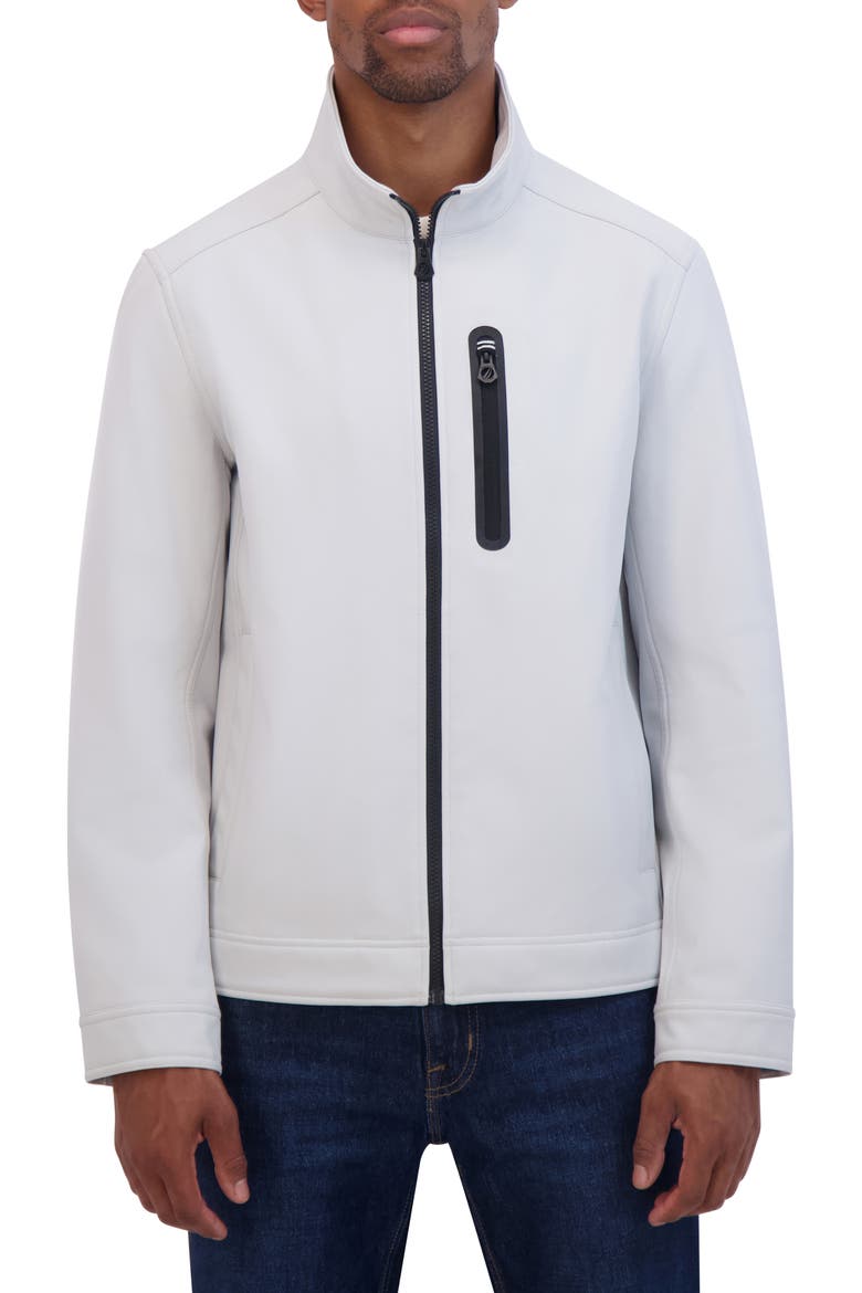 Softshell Bonded Jacket, Main, color, CLOUD GREY