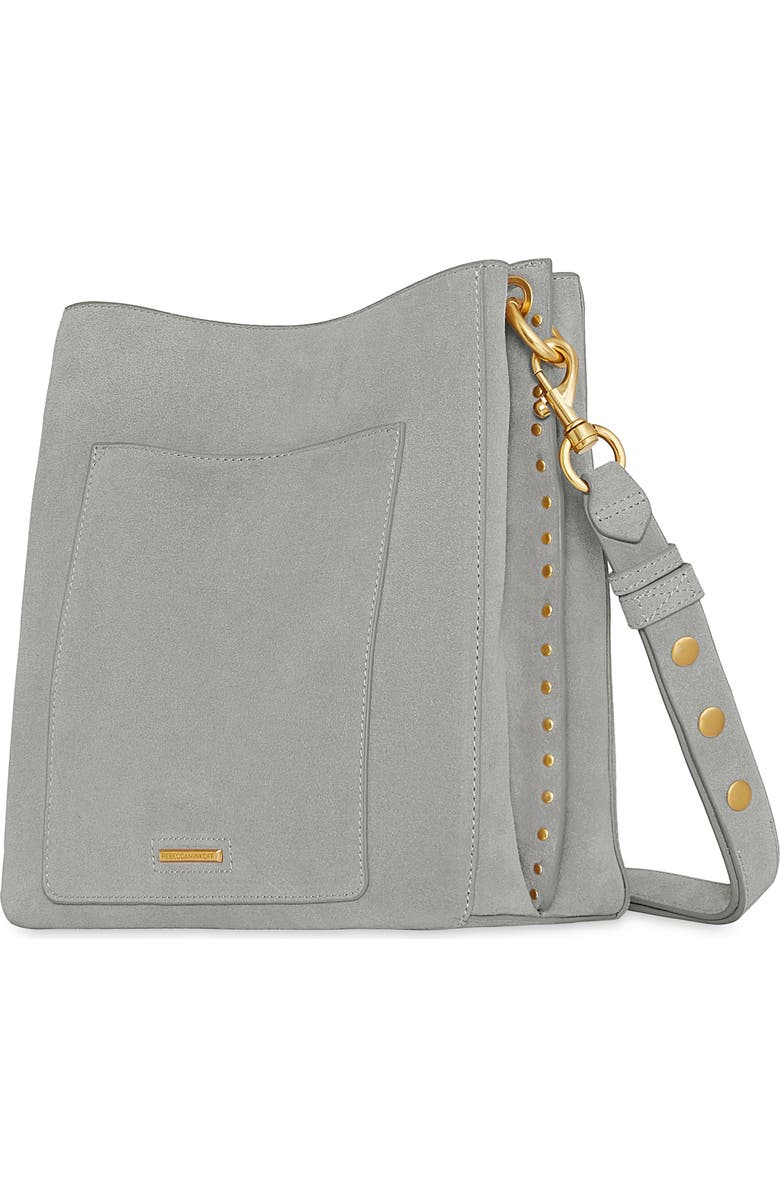 Rebecca Minkoff Darren Suede Shoulder Bag, Alternate, color,
