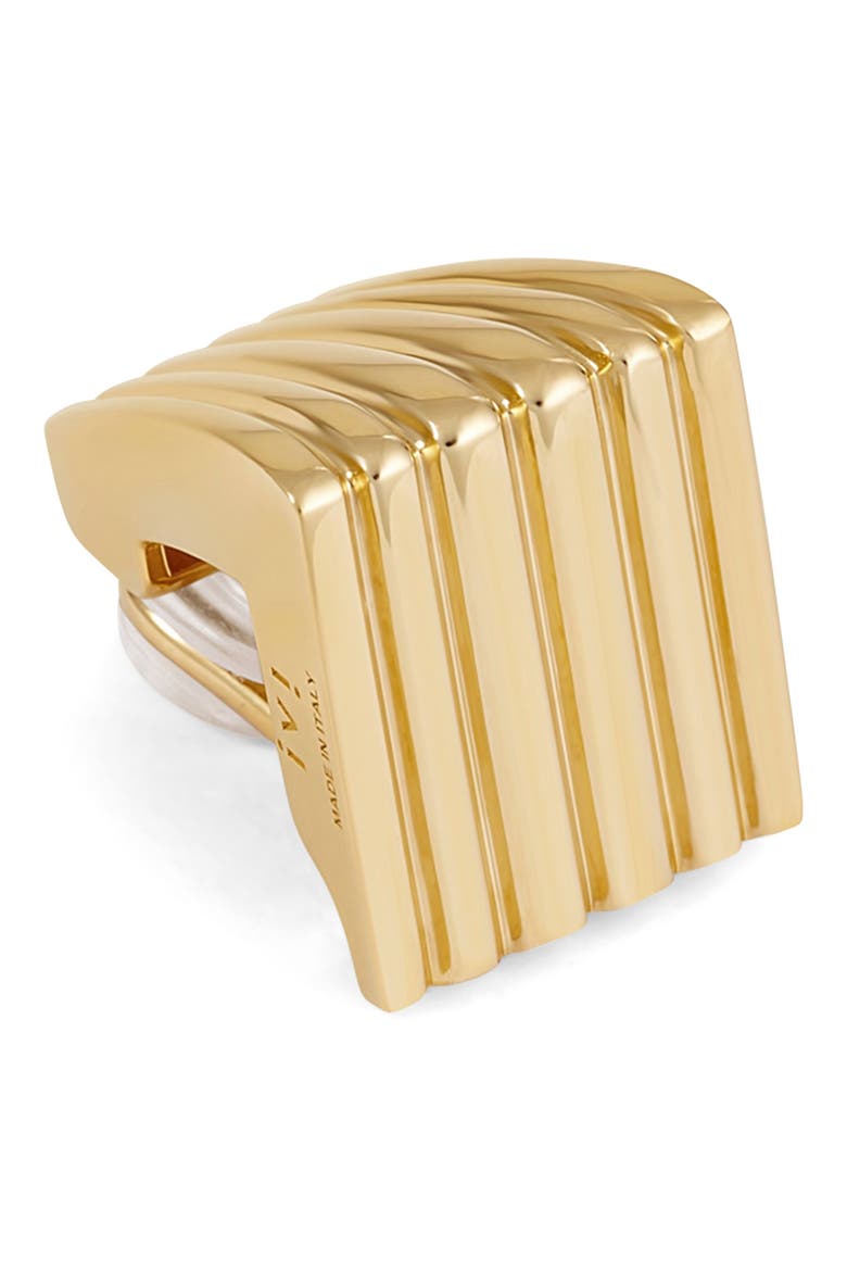 Liz Clip-On Earrings, Alternate, color, YELLOW GOLD