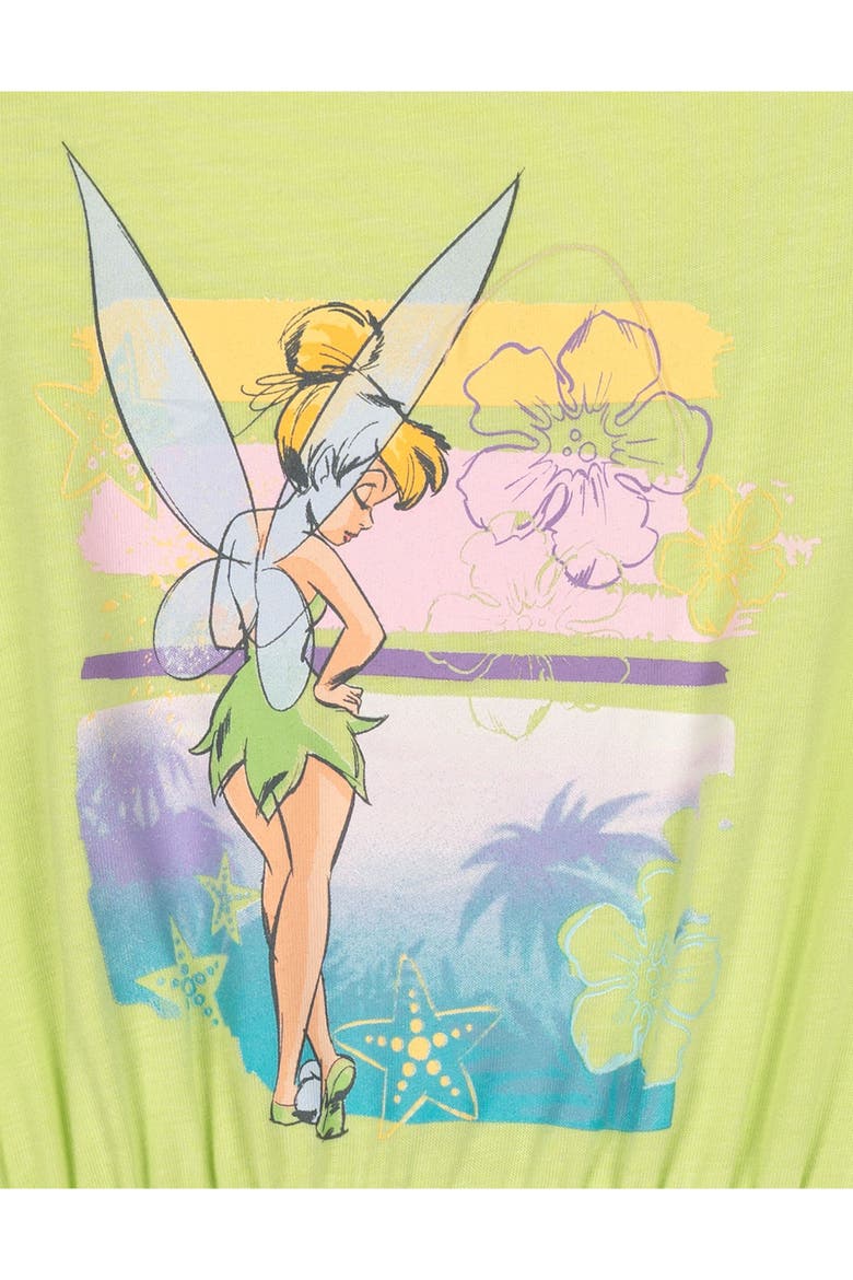 Peter Pan Tinker Bell Sleeveless One-Piece Romper, Alternate, color, Mint Tinker Bell Green