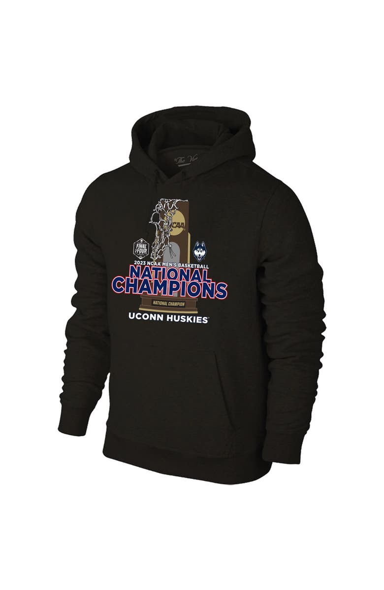 Retro Brand Original Retro Brand  Black UConn Huskies 2023 NCAA Men’s Basketball National Champions Pullover Hoodie, Main, color, 