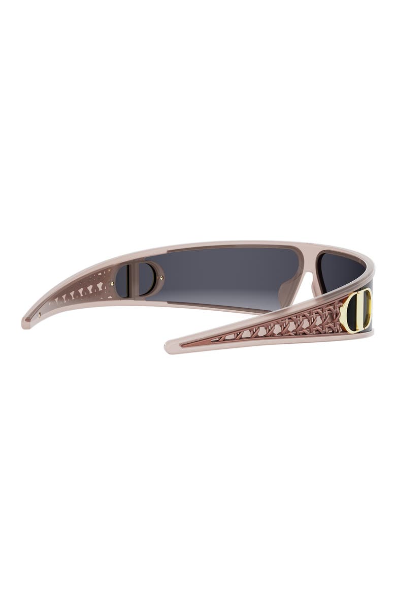 VeryDior M1U 91mm Mask Sunglasses, Alternate, color, SHINY PINK / GRADIENT SMOKE
