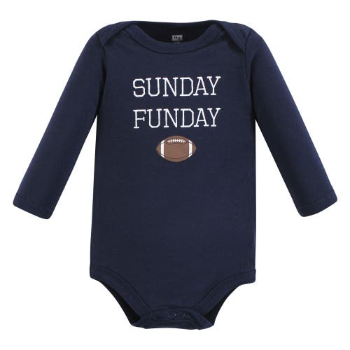 Hudson Baby Essential Long-sleeve Cotton Bodysuit Triple Set