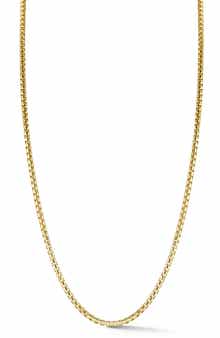 Yield of Men Men's Rounded Box Chain Necklace